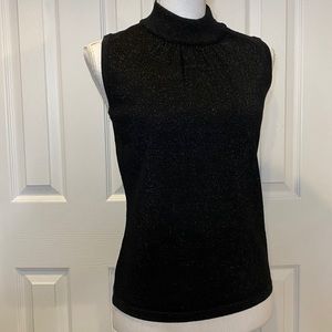 Design Options black sparkle top size S